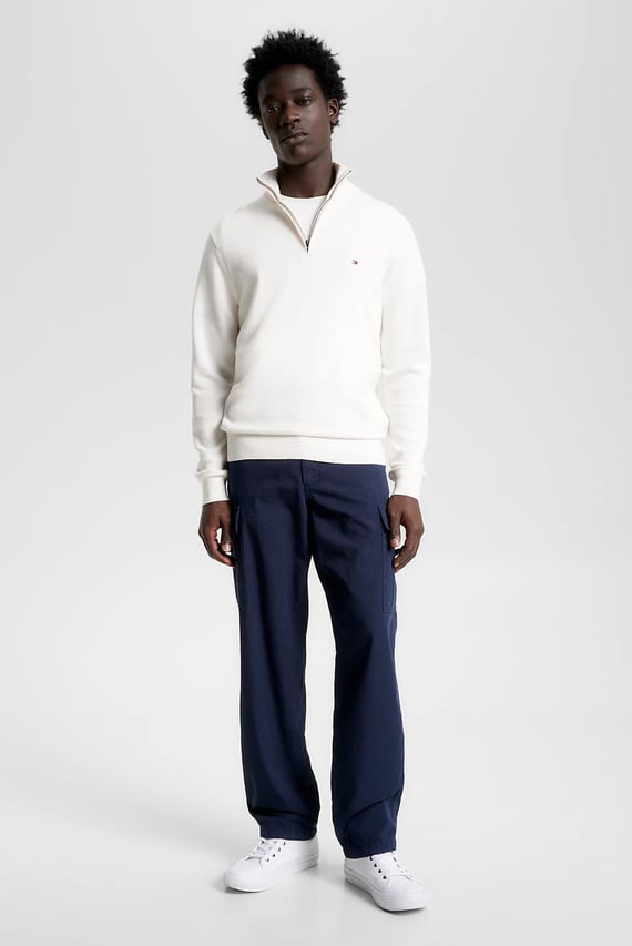 Свитер PIMA ORG CTN CASHMERE ZIP MOCK
