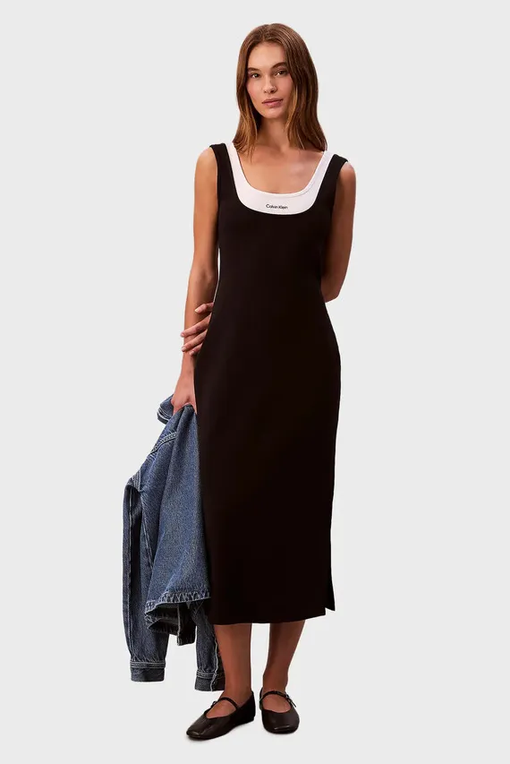 Платье SL INTERLOCK MIDI DRESS Calvin Klein Jeans