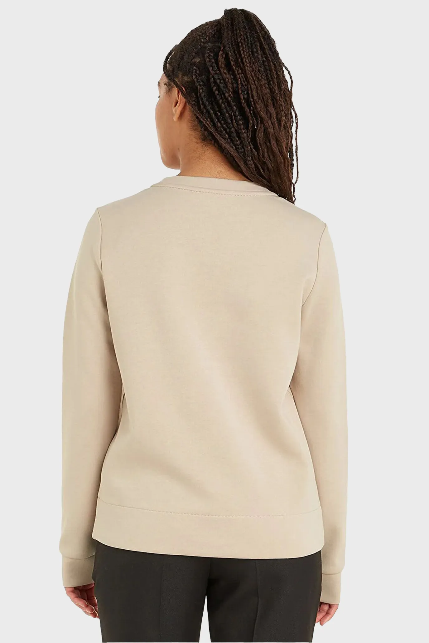 Женский бежевый свитшот MICRO LOGO ESS 8