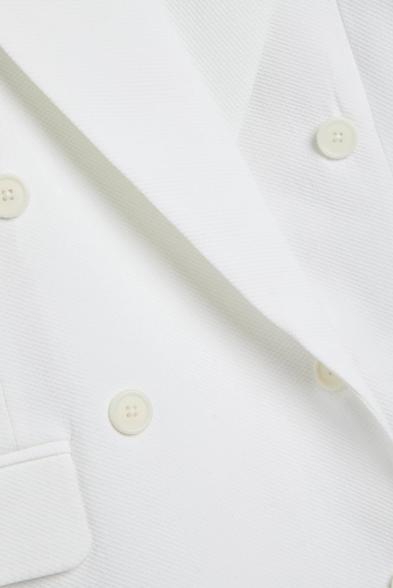 Женский белый жакет THC CC PIQUE DB 2