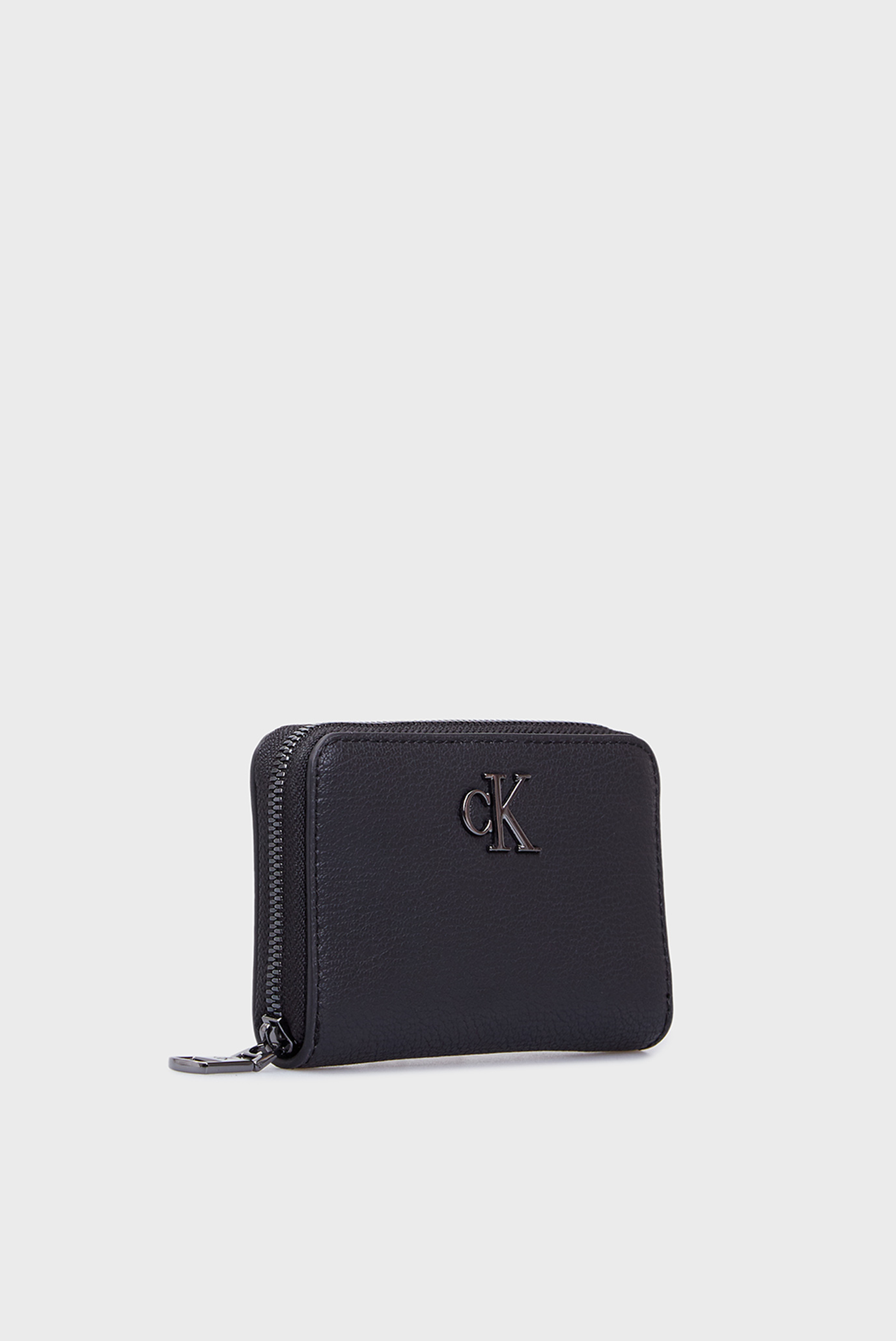 Женский черный кошелек MINIMAL MONOGRAM MED ZIP AROUND 3