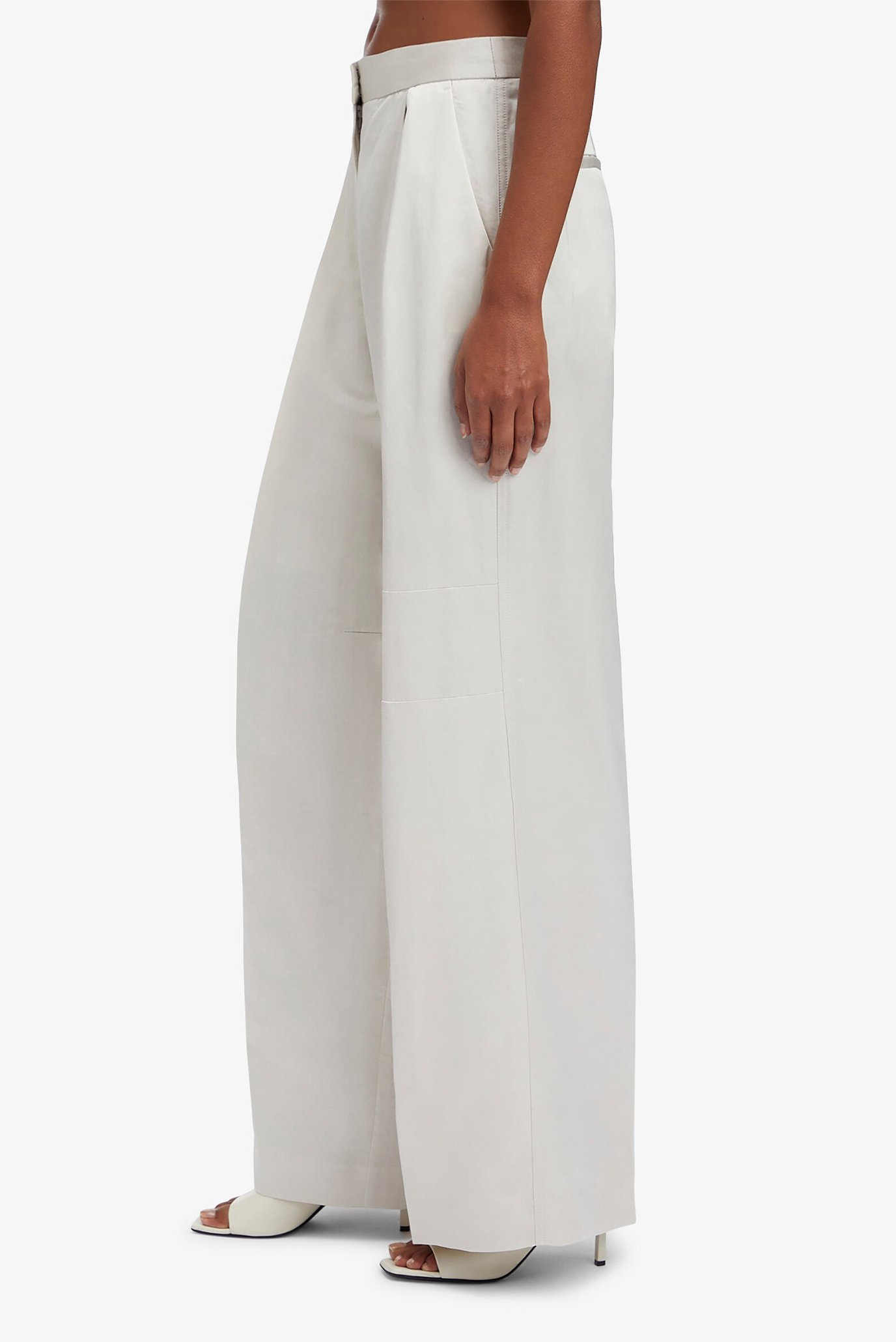Брюки SHINY VISCOSE TAILORED WIDE LEG 2