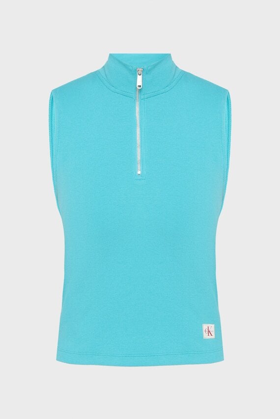 Топ A- WOVEN LABEL SL QZ TOP Calvin Klein Jeans Топ A- WOVEN LABEL SL QZ TOP Calvin Klein Jeans