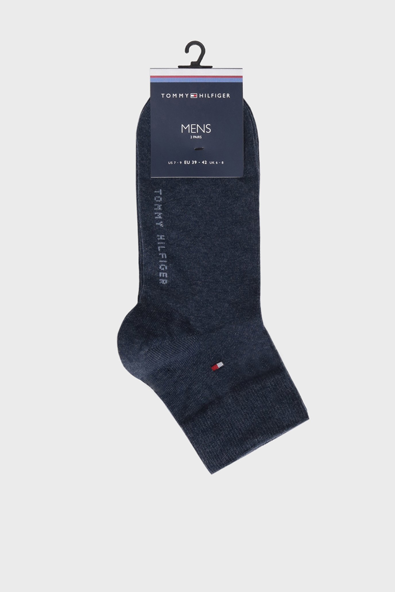 Мужские синие носки (2 пары)Tommy Hilfiger Мужские синие носки (2 пары) 4