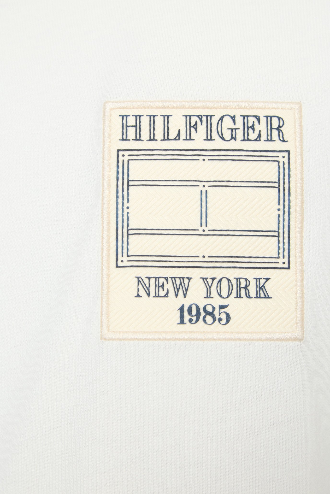 Мужская белая футболка OUTLINE FLAGTommy Hilfiger Мужская белая футболка OUTLINE FLAG 3