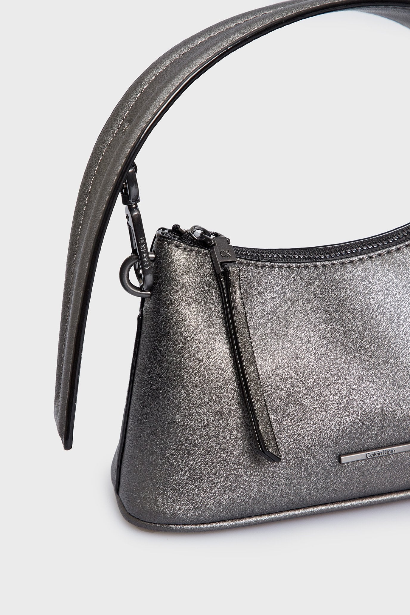 Женская серебристая сумка CK NATURAL MINI 6