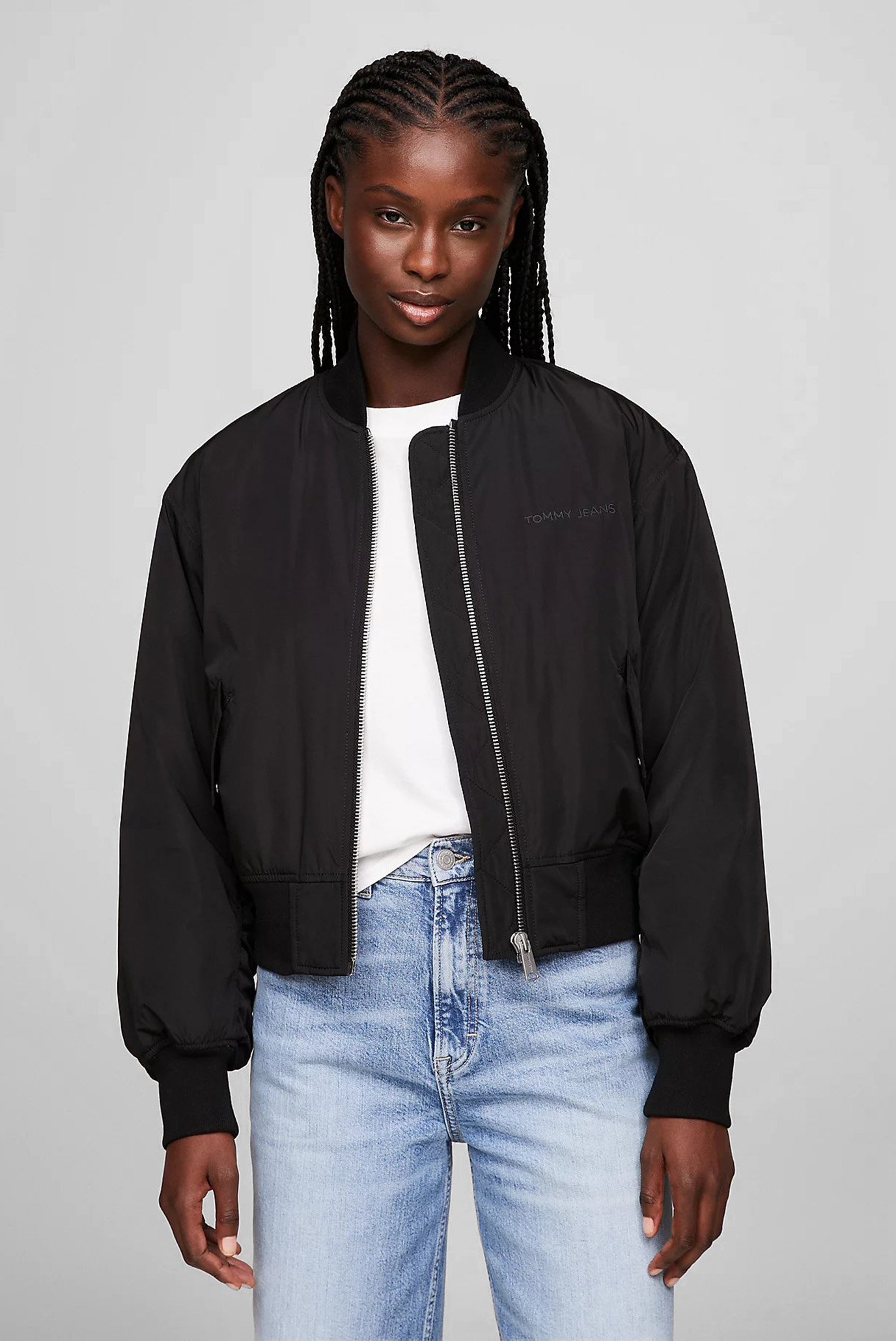 Jeans bomber jacket hotsell