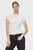 Женская белая футболка TJW SLIM ESSENTIAL RIB SS EXT