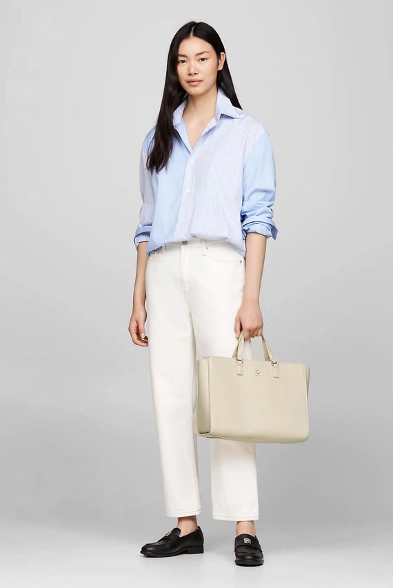 Женская бежевая сумка TH FRESH SATCHEL