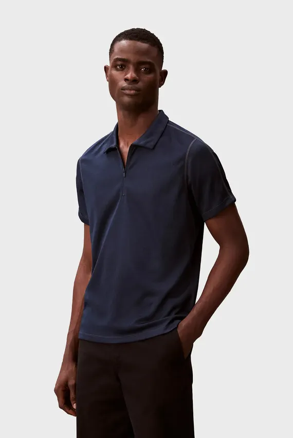 Поло SS SLIM STRETCH MESH PIQUE POLO Calvin Klein