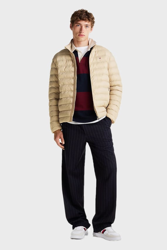 Мужская бежевая куртка PACKABLE RECYCLED JACKET