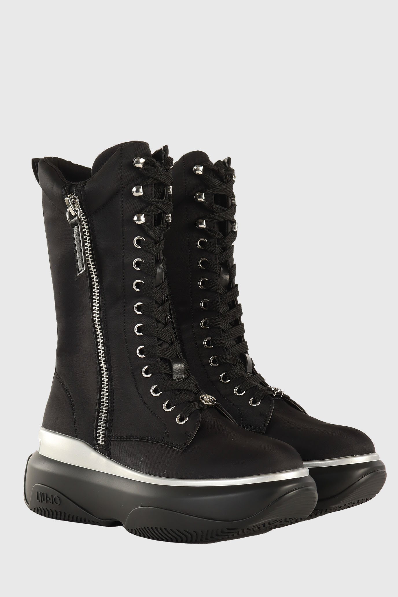 Хайтопы JUNE 06 - MID SNEAKER NYLON BLACK 2