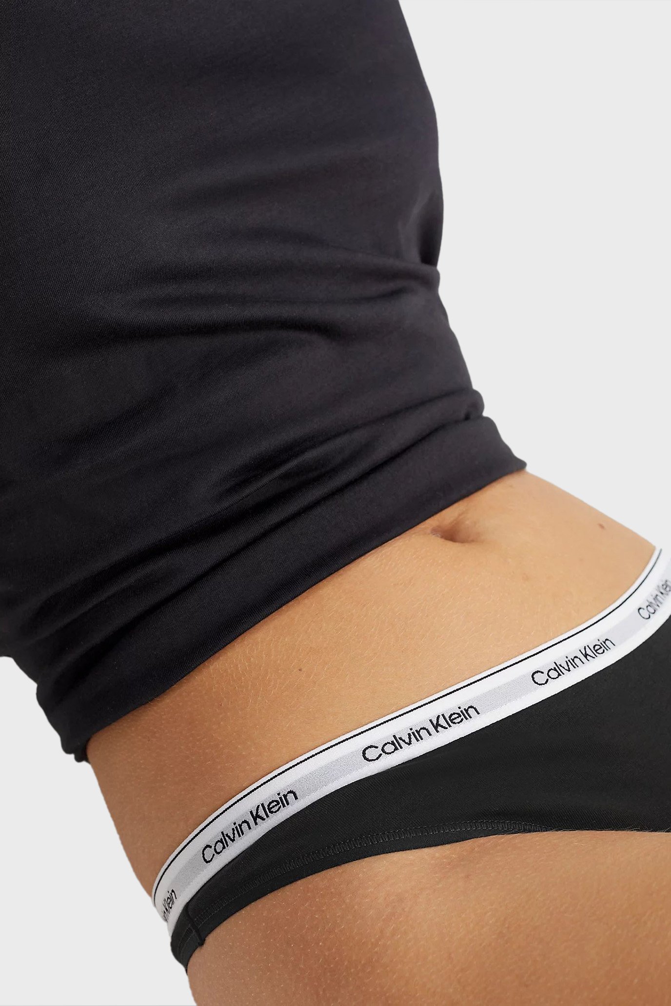 Женские черные трусики 4