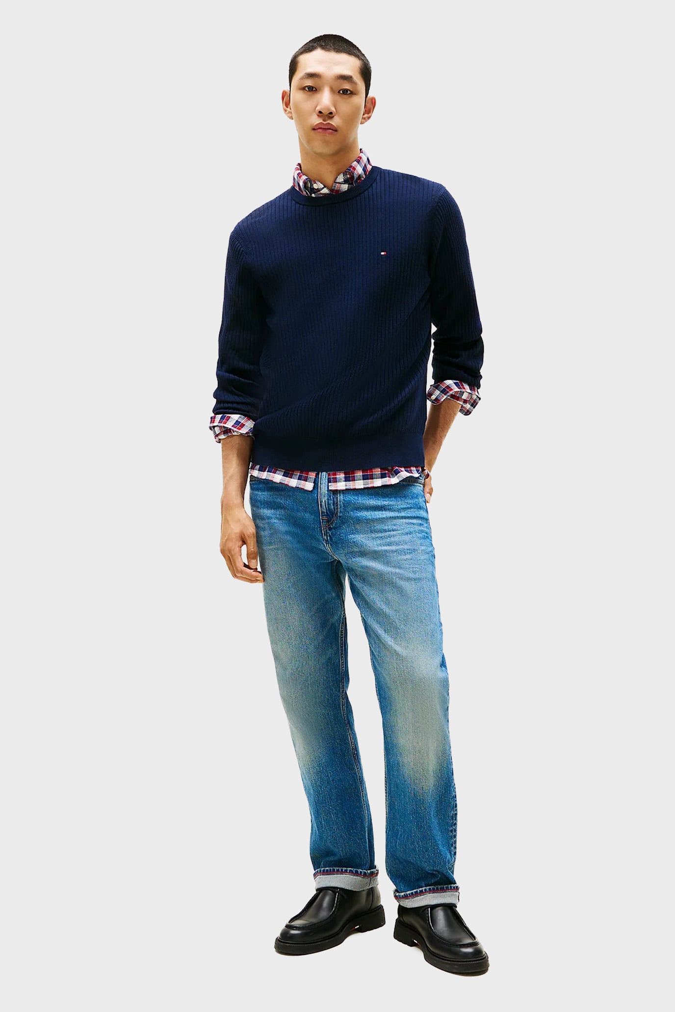 Свитер PIMA CTN CASH STRUCTURE CREW 2