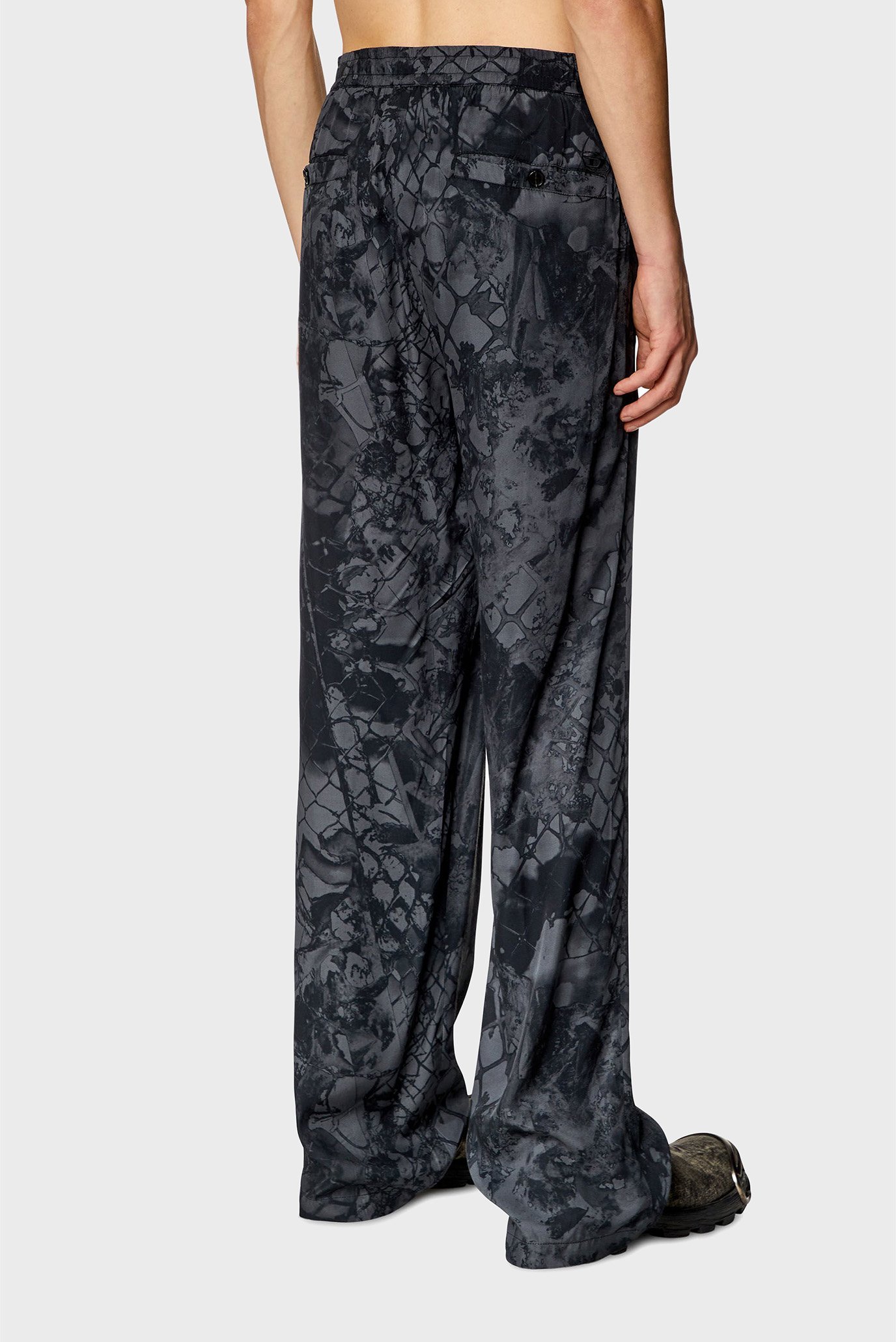 Мужские темно-серые брюки с узором P-CORNWALL 3