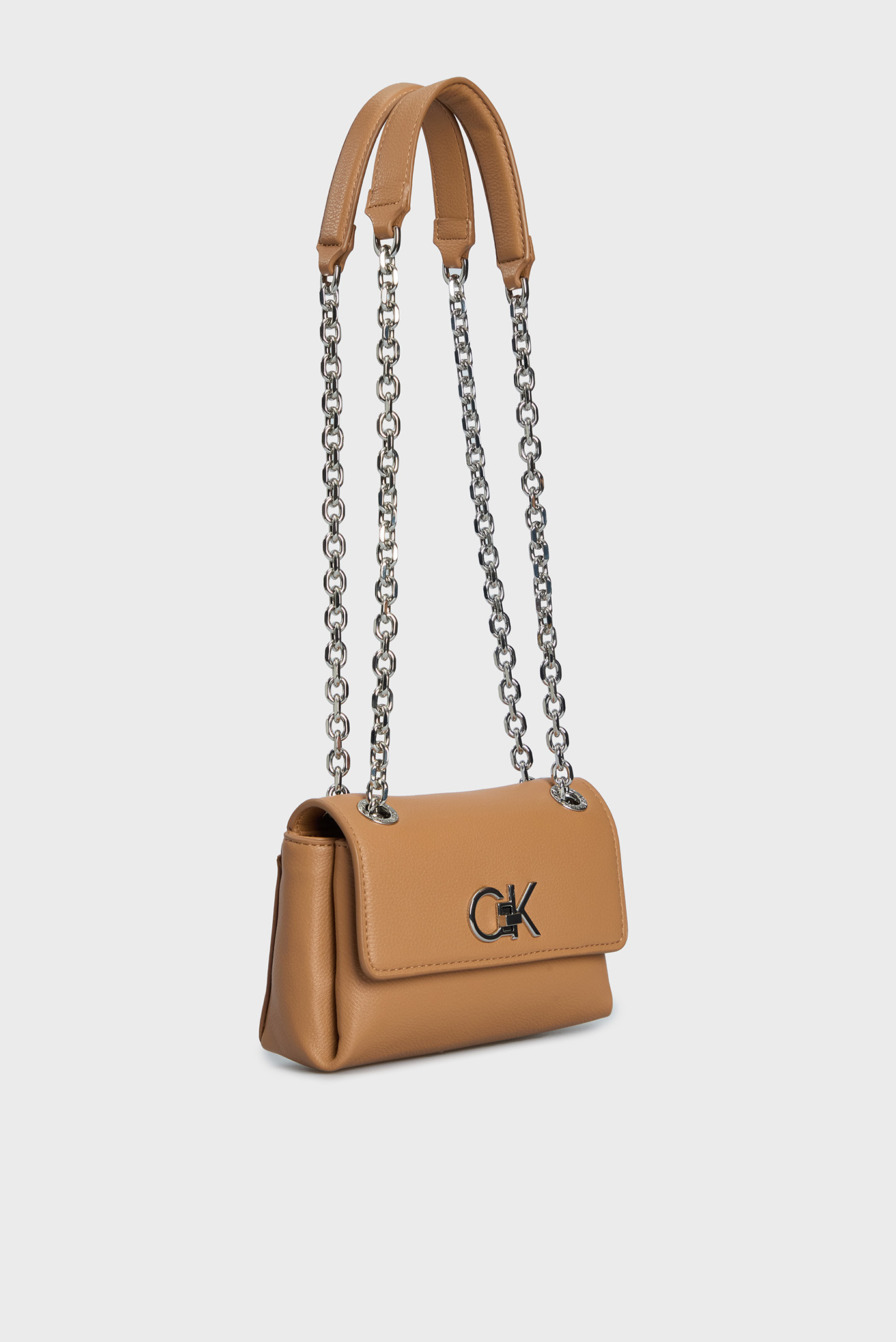 Женская коричневая сумка RE-LOCK SM CONV SHOULDER 3