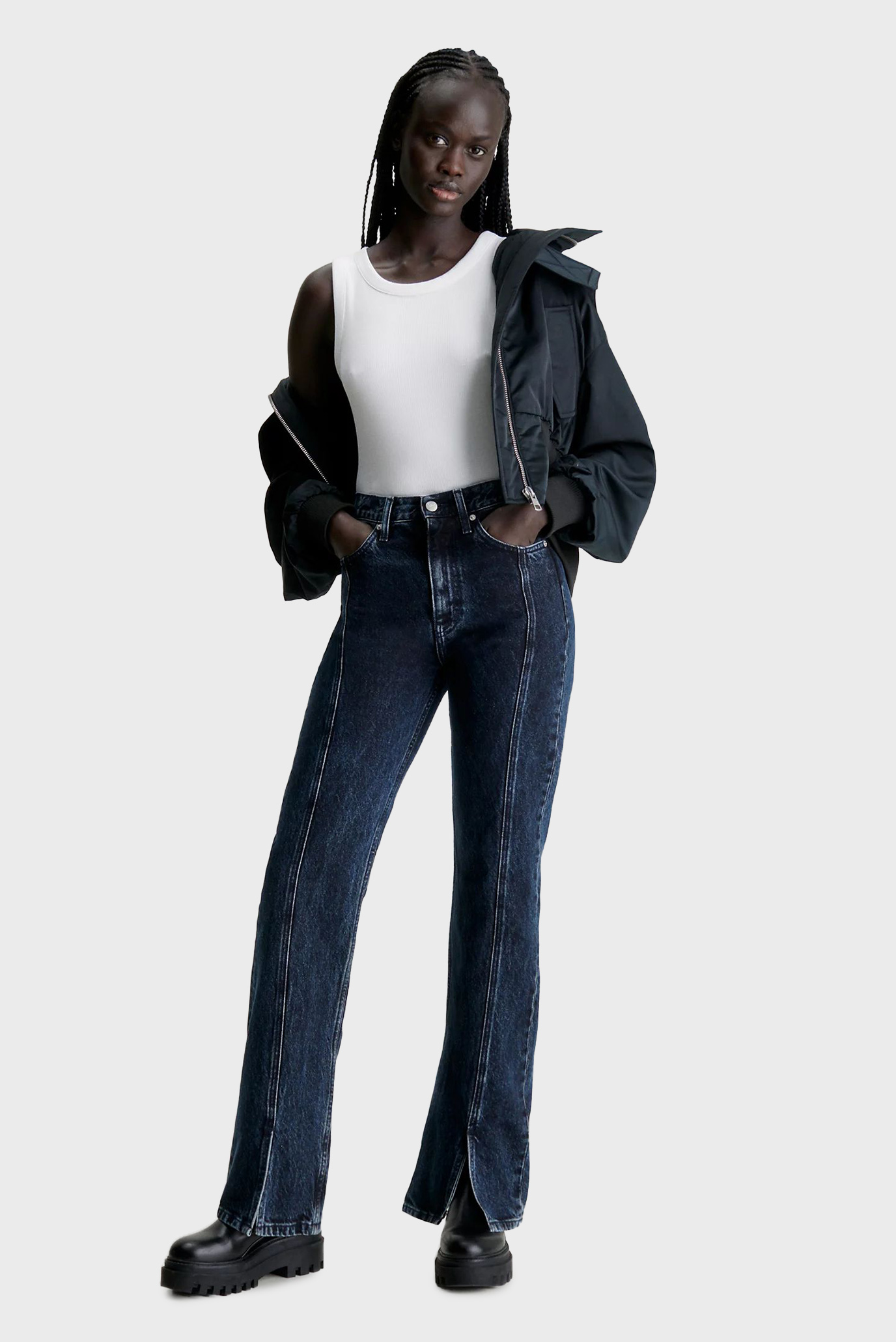 Джинсы/AUTHENTIC BOOTCUT FRONT SPLIT 2