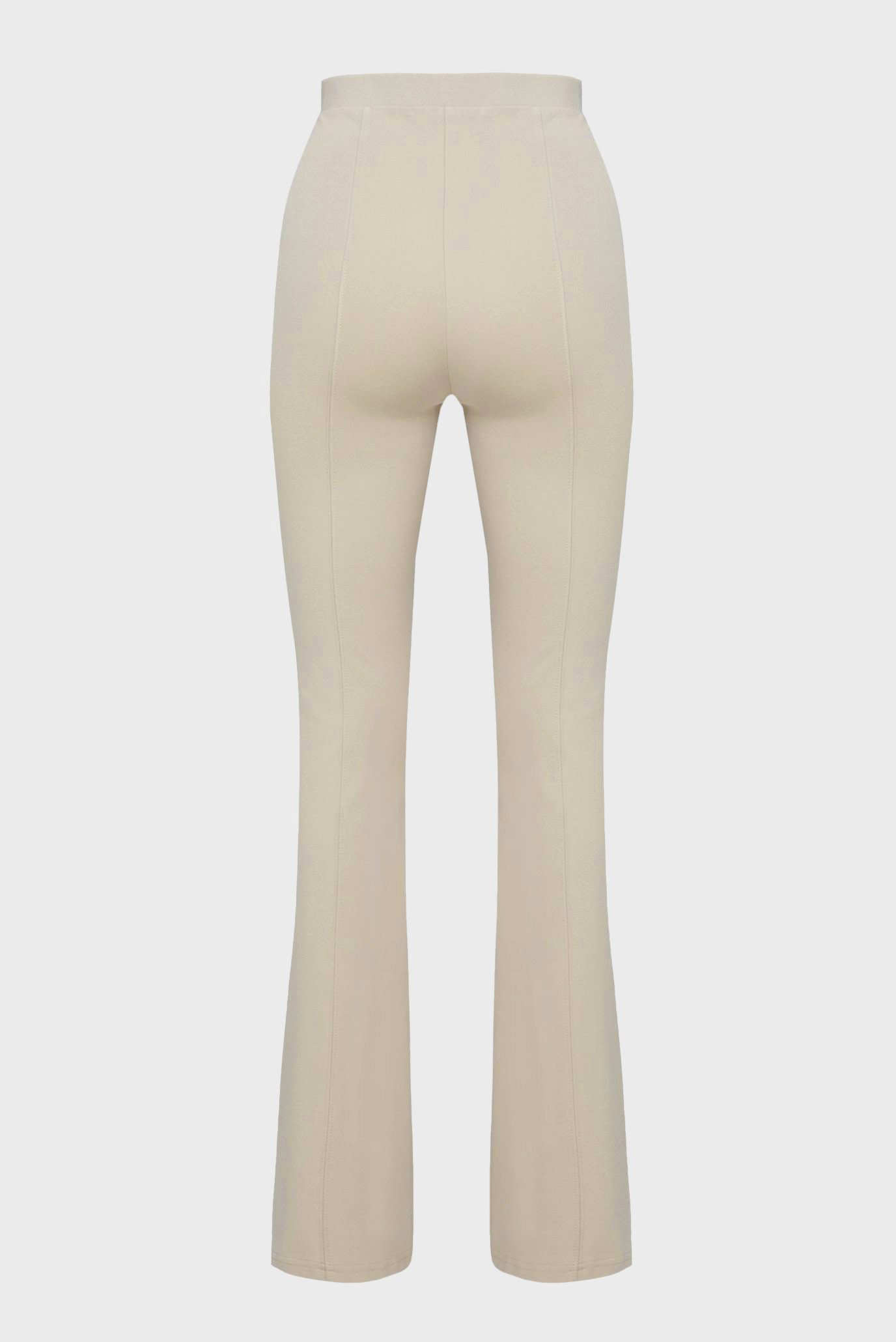 Женские бежевые брюки LOGO ELASTIC MILANO 11