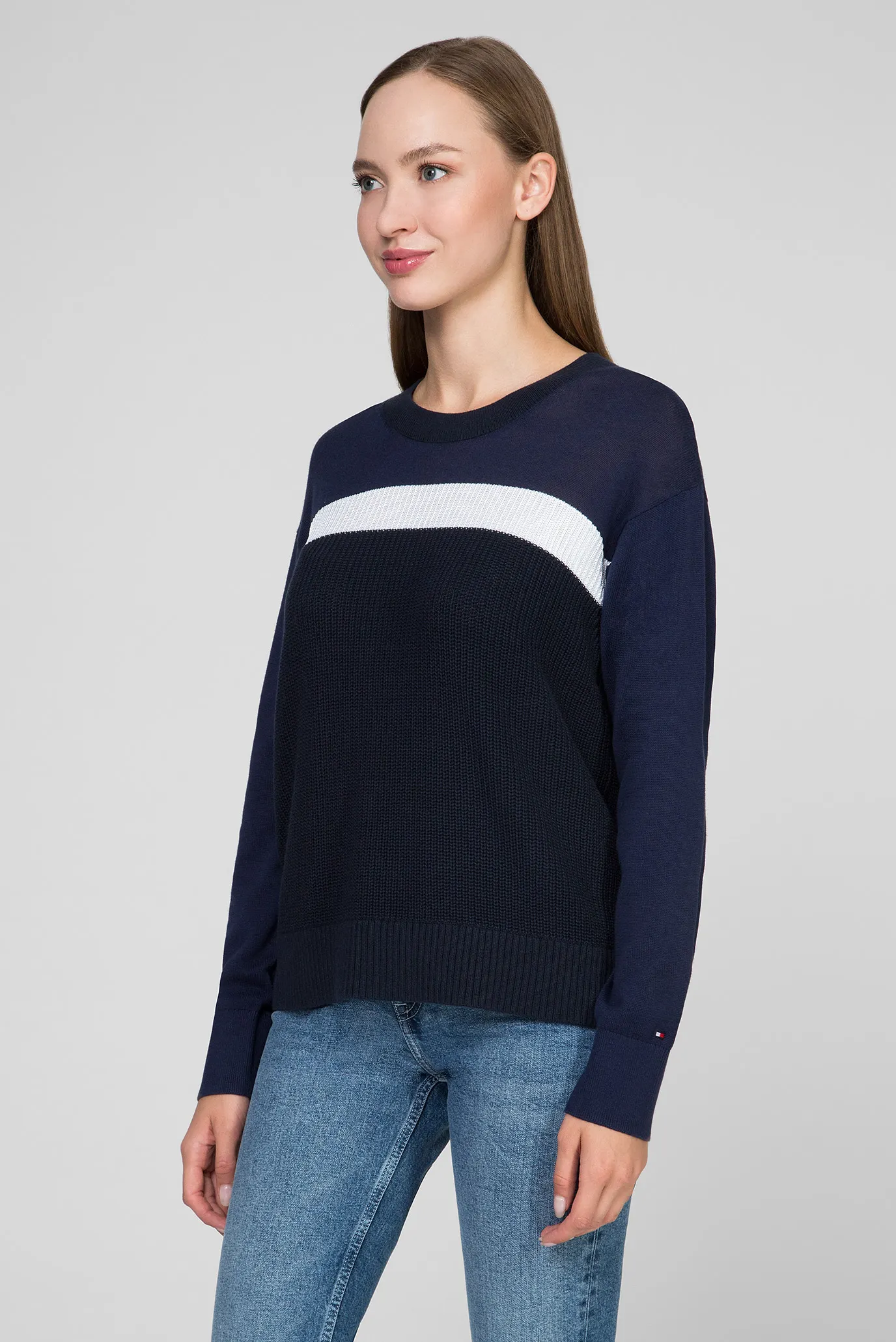 Женский темно-синий джемпер ADALINE 7