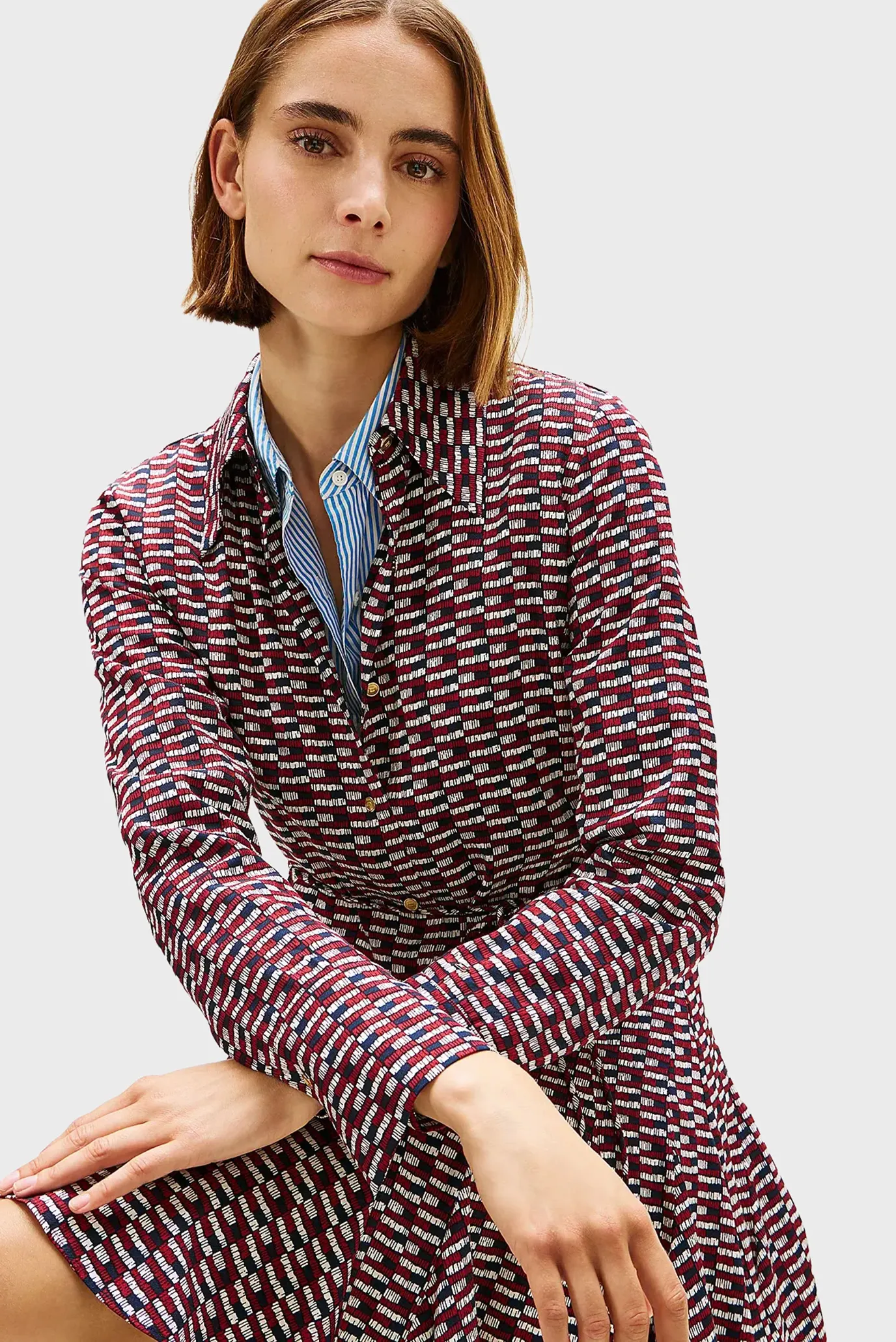 Платье VIS TWILL LS MINI DRESS 3