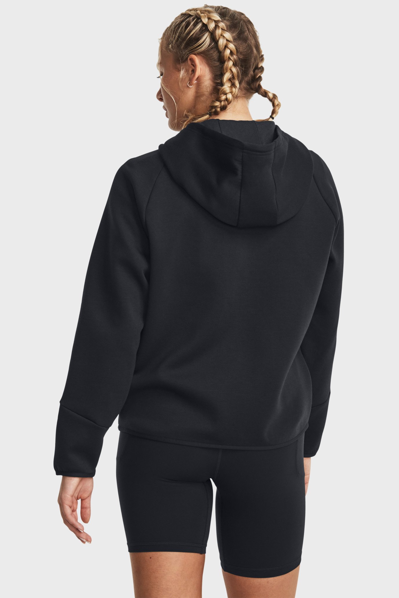 Женское черное худи Unstoppable Flc FZ 3