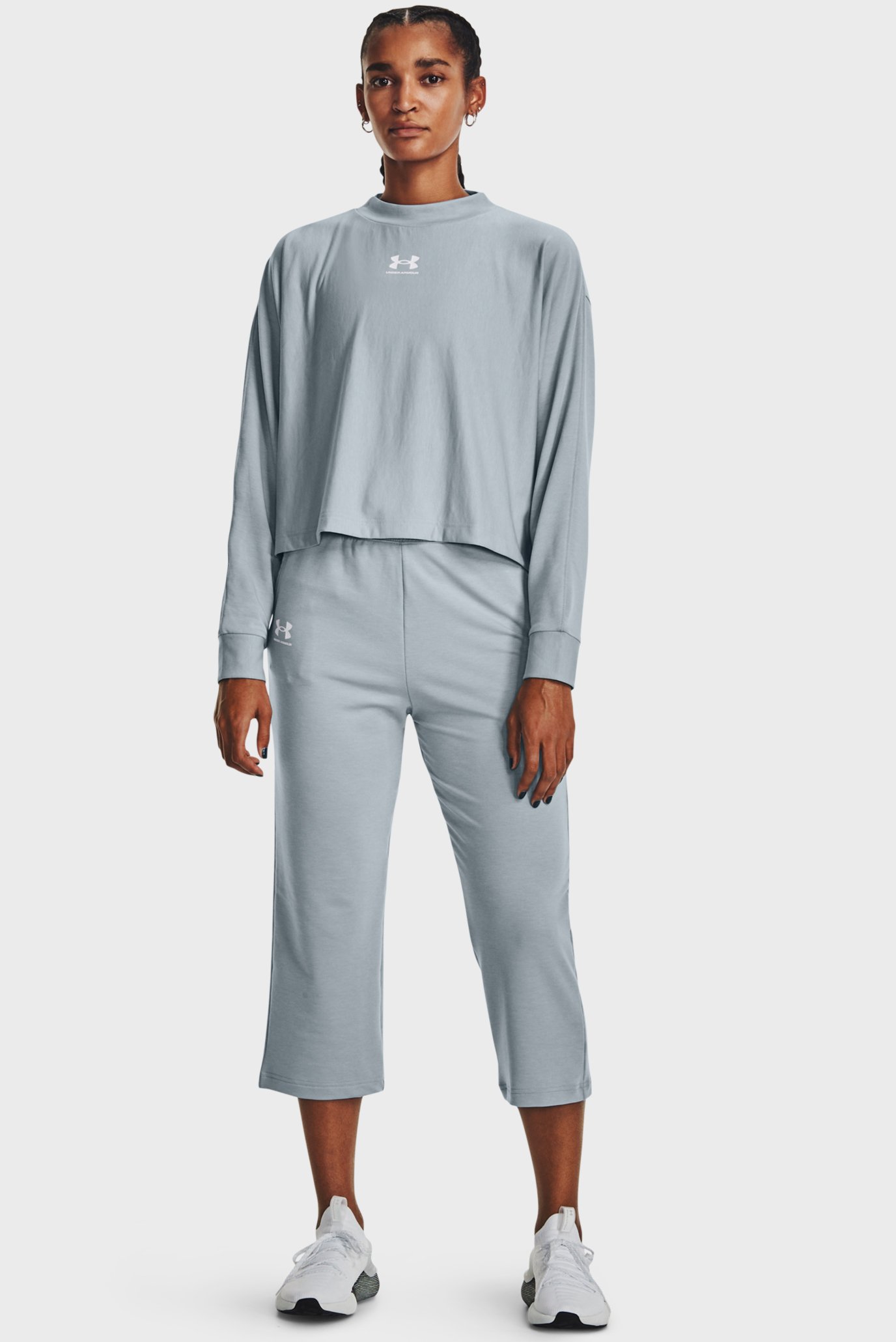 Штаны спортивные UA Rival Terry Flare Crop 2