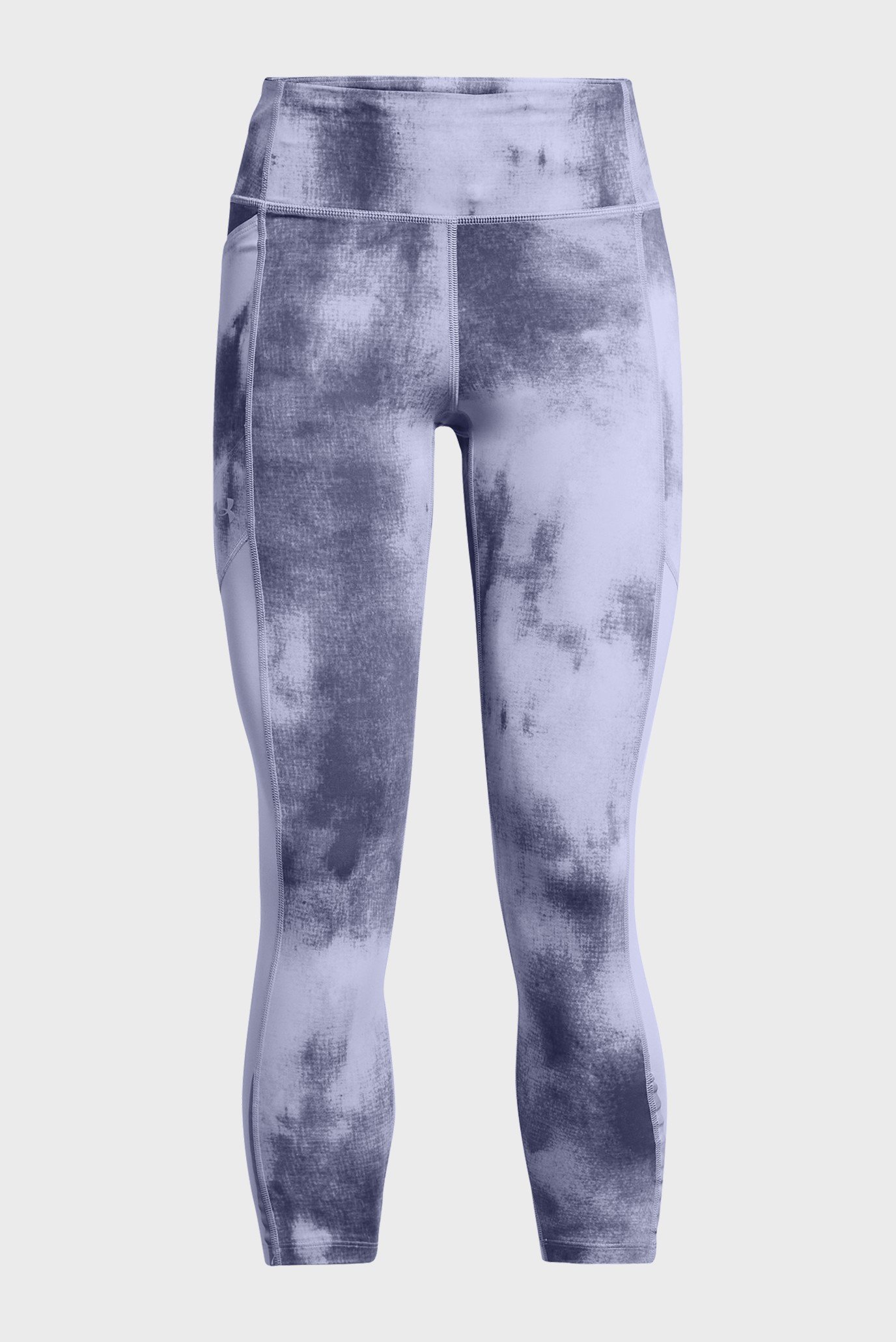 Женские сиреневые тайтсы UA Fly Fast Ankle Print Tgt 3