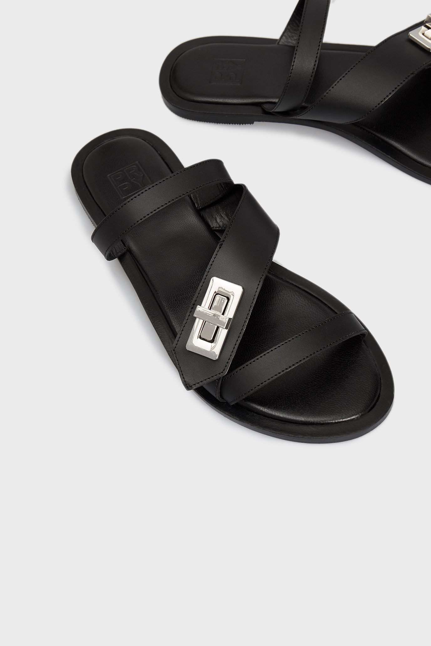 Женские черные слайдеры Federica 7