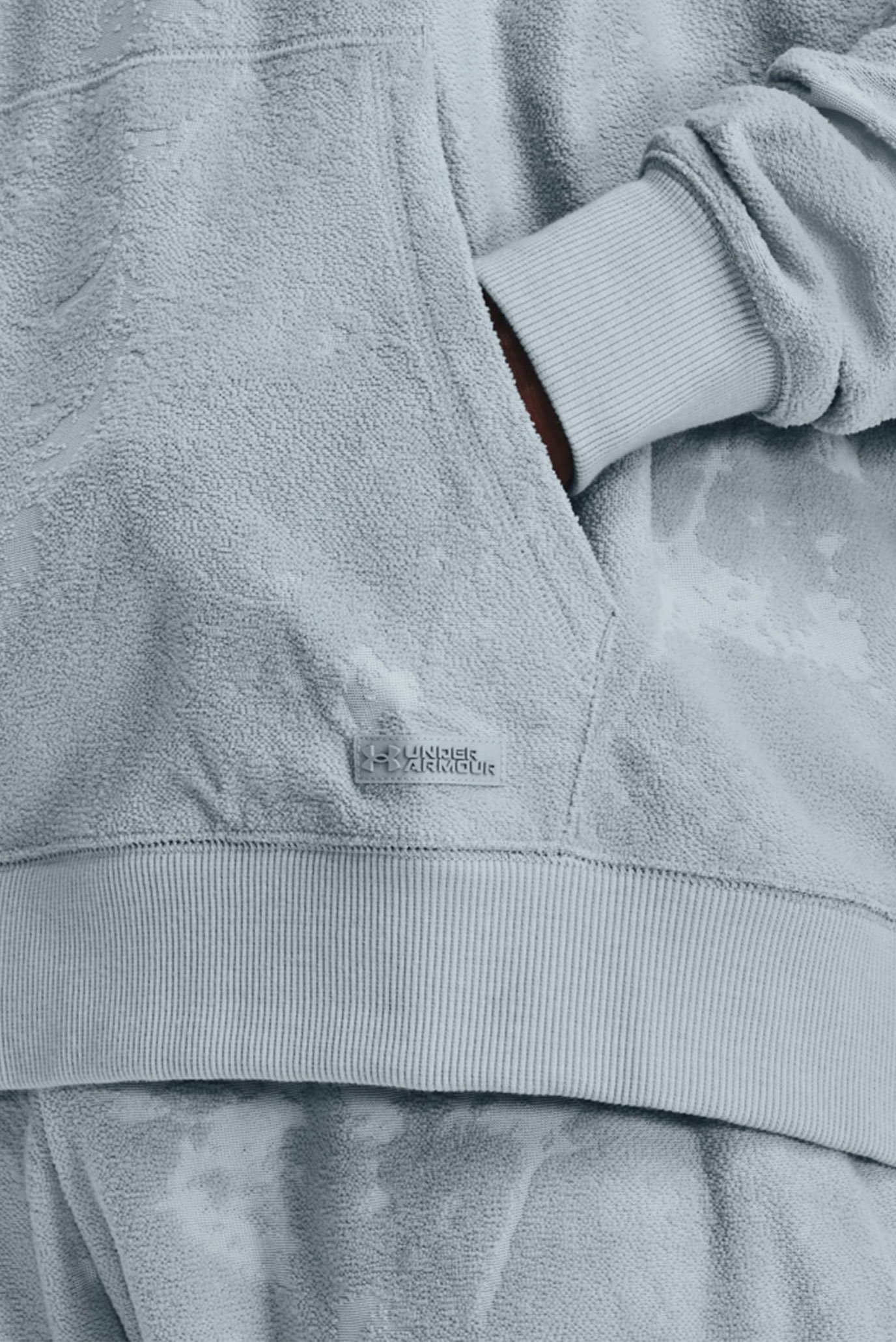 Мужское серое худи UA Journey Terry Hoodie 9