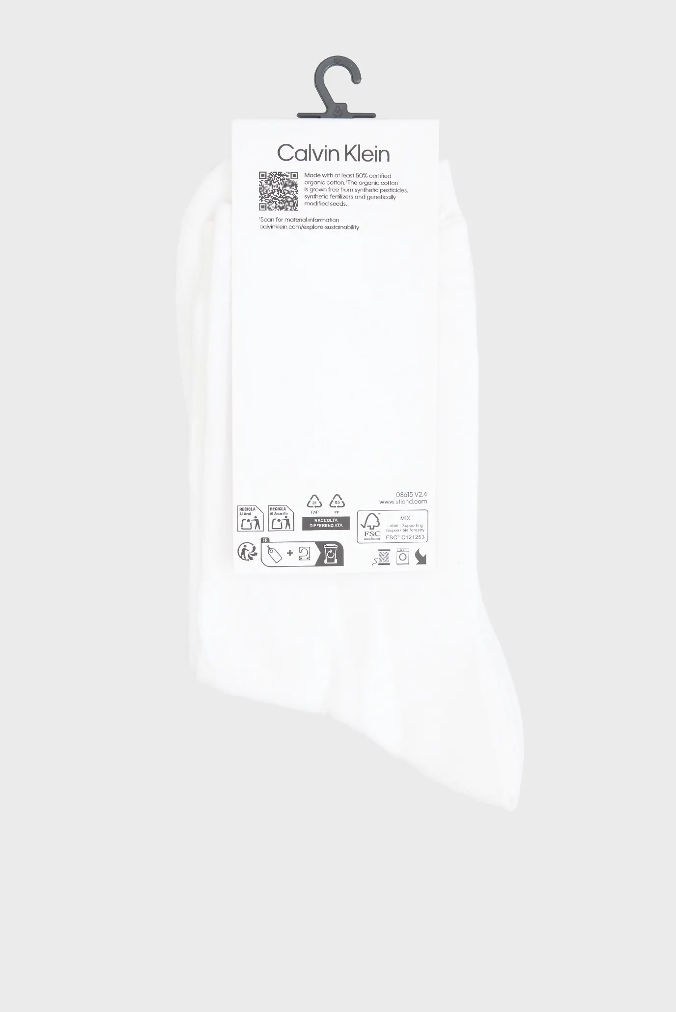 Носки CK WOMEN SOCK 2P EMBLEM AOP 3