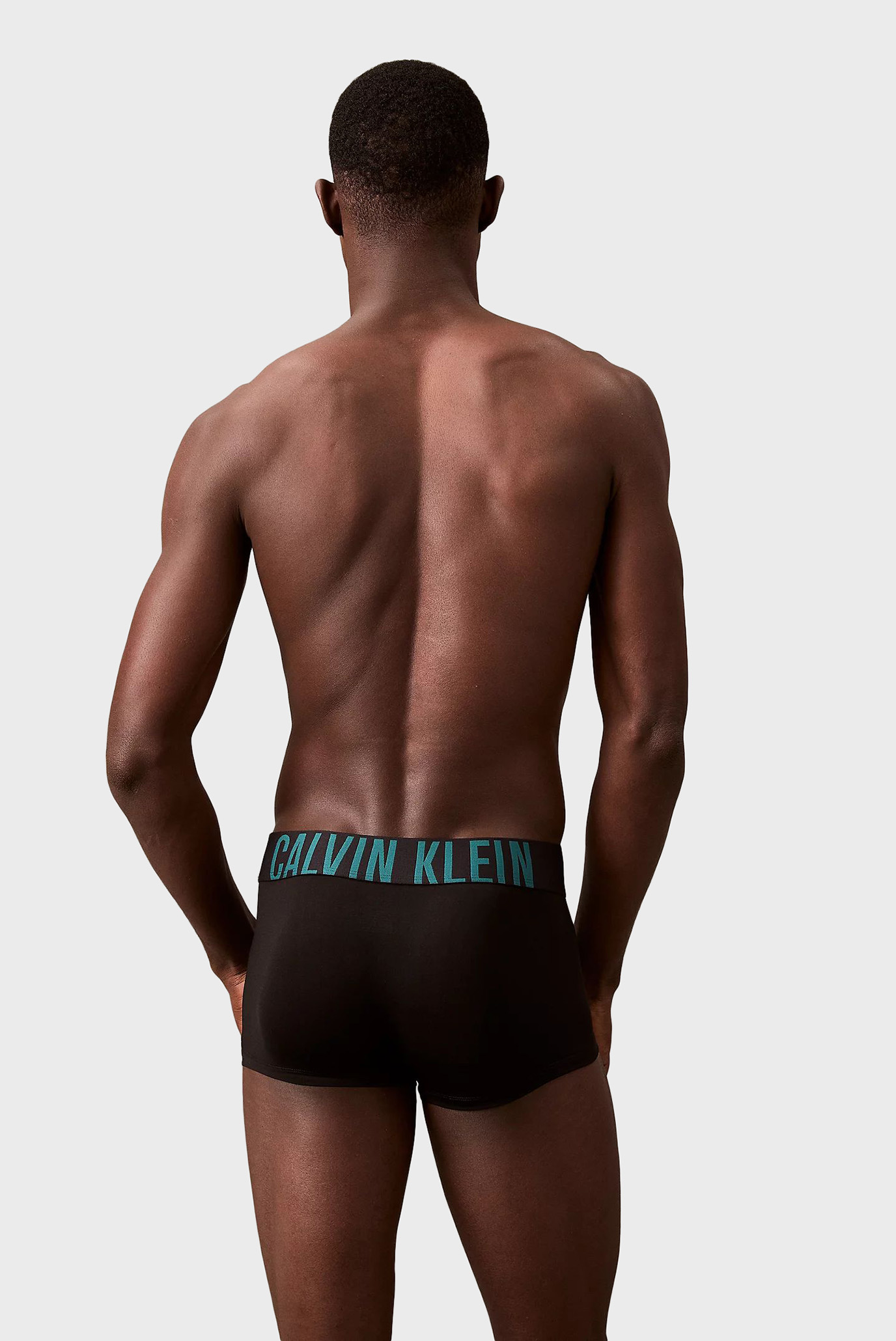 Мужские черные боксеры (3 шт) LOW RISE TRUNK 3