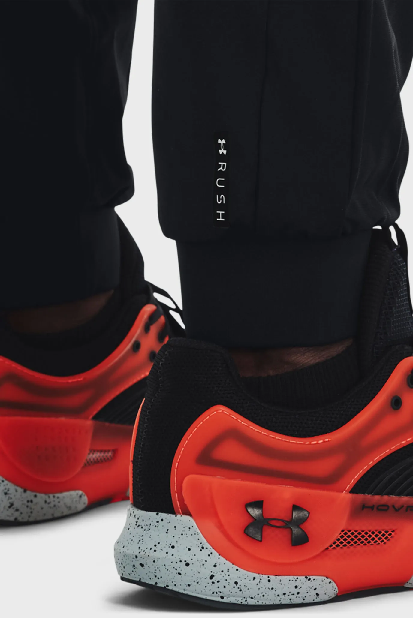 Мужские черные спортивные брюки UA RUSH ™ All Purpose Pants 5