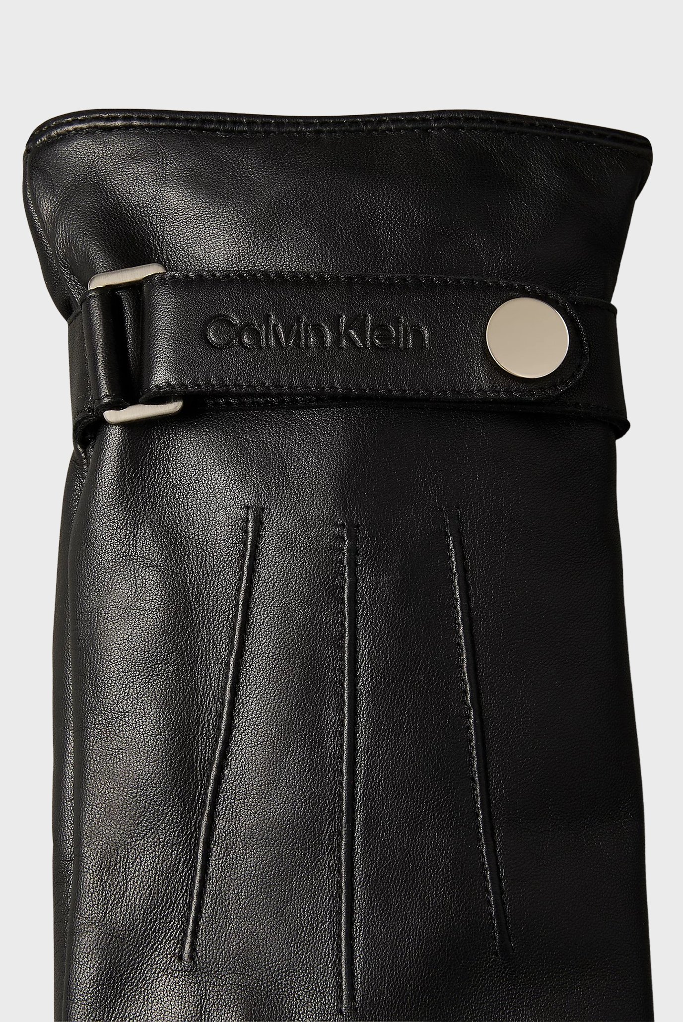 Перчатки LOGO STRAP SMOOTH LEATHER GLOVES 3
