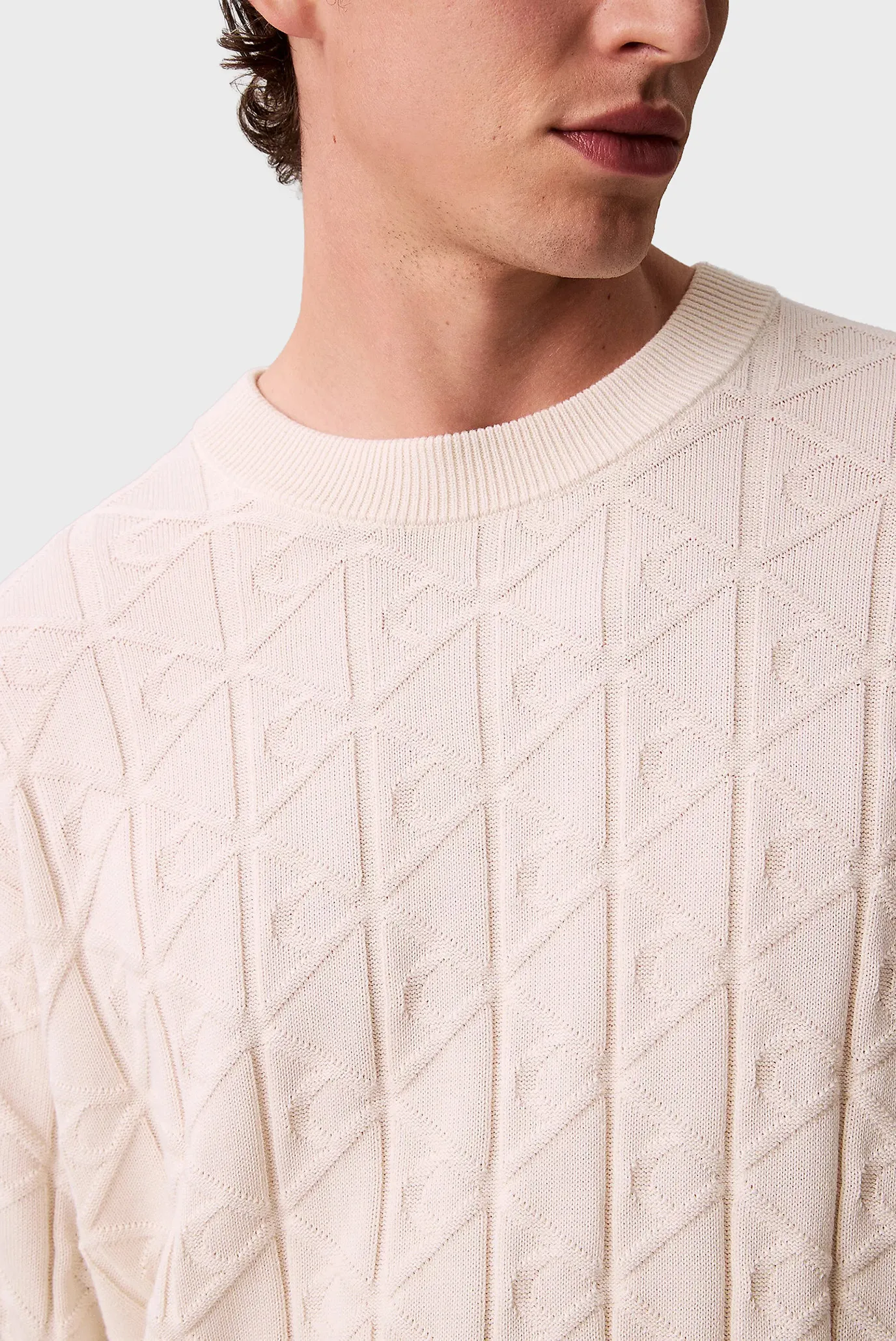 Свитер LS EASY AOP COTTON CREWNK SWEATE 4