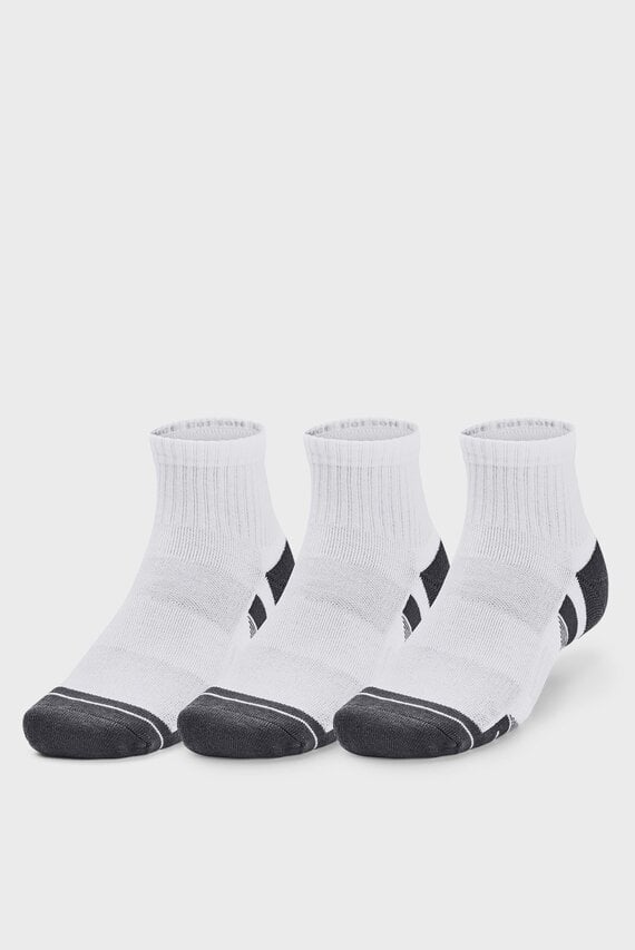 Белые носки (3 пары) UA Performance Cotton 3p Qtr
