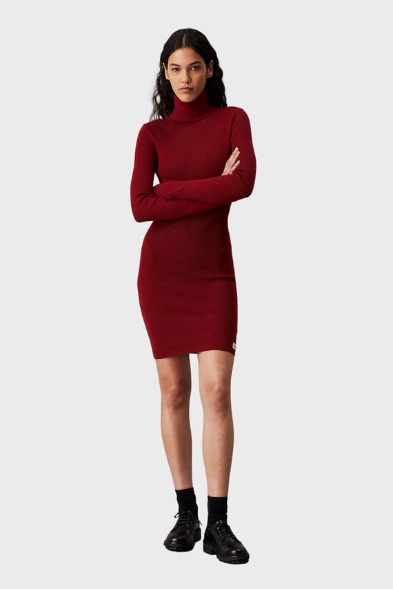 Платье WOVEN LABEL TIGHT SWEATER DRESS