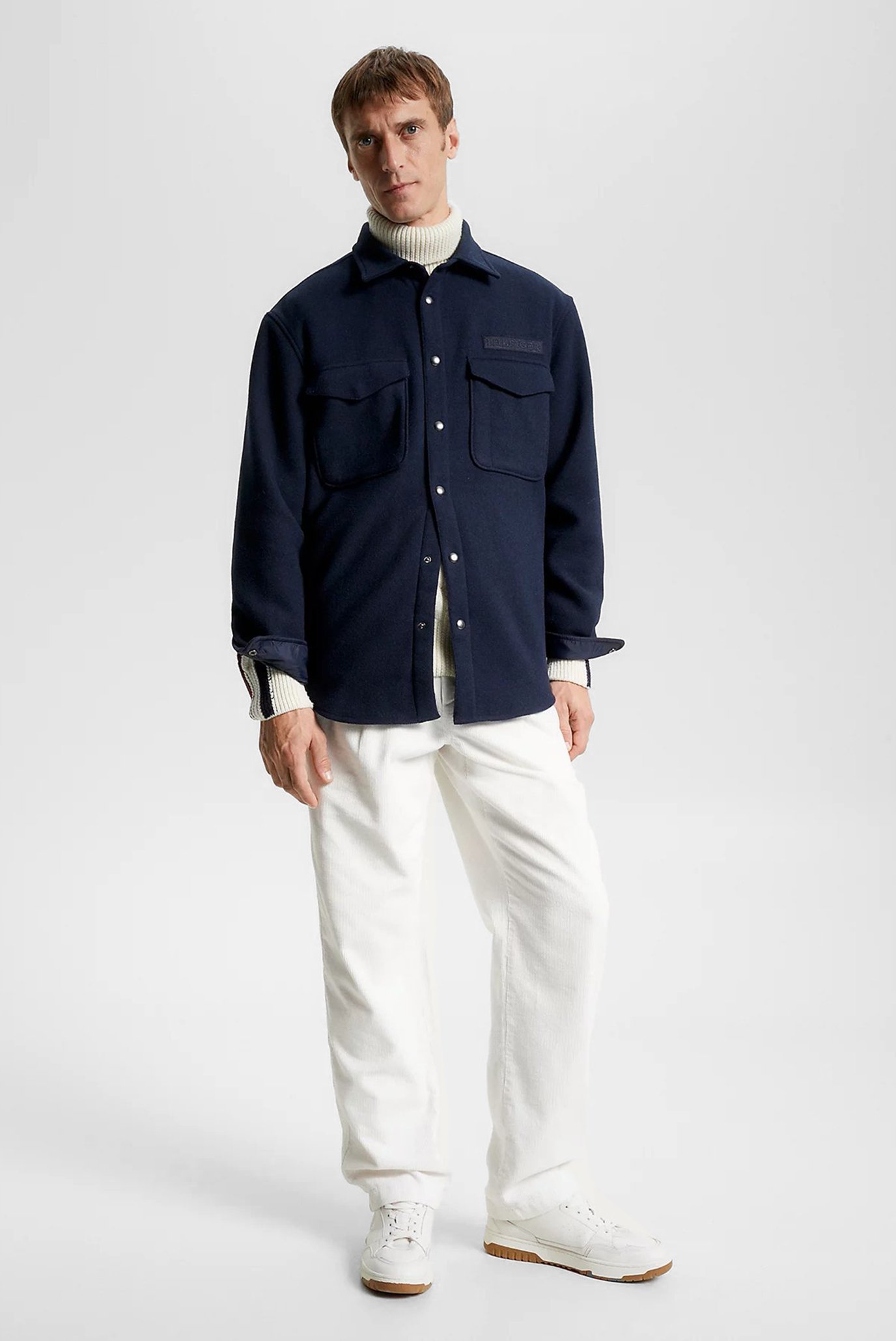 Рубашка BRUSHED SOLID OVERSHIRT 2