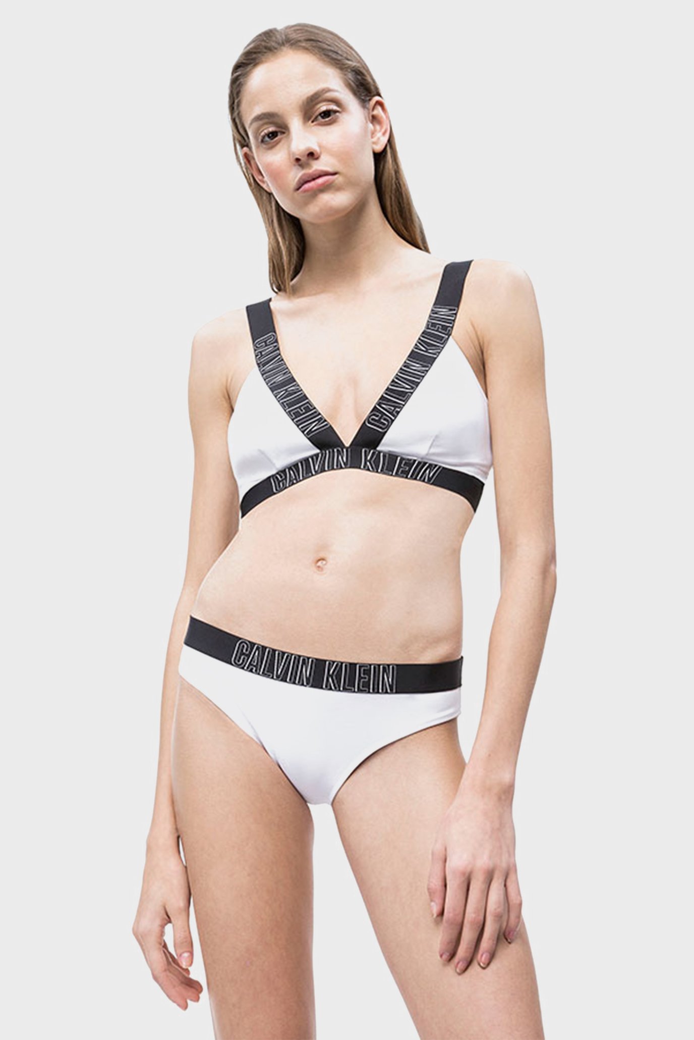 Женские белые трусики от купальника CLASSIC BIKINI-HR 2