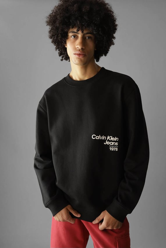 Свитшот DIFFUSED LOGO CREW NECK