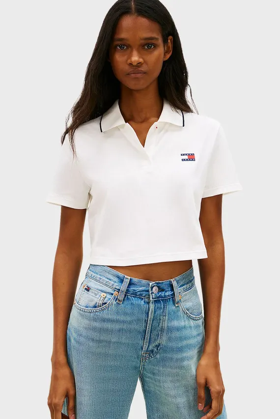 Поло TJW CRP BADGE SS POLO Tommy Jeans