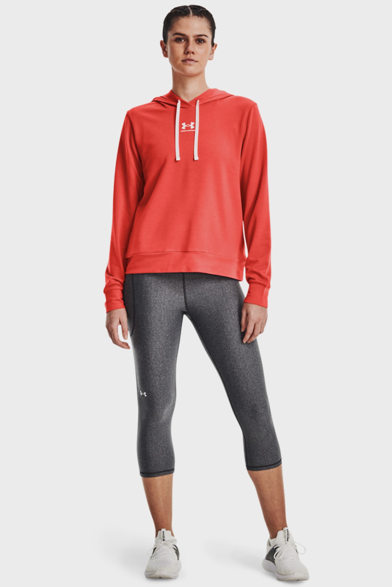 Женское красное худи Rival Terry Hoodie 8