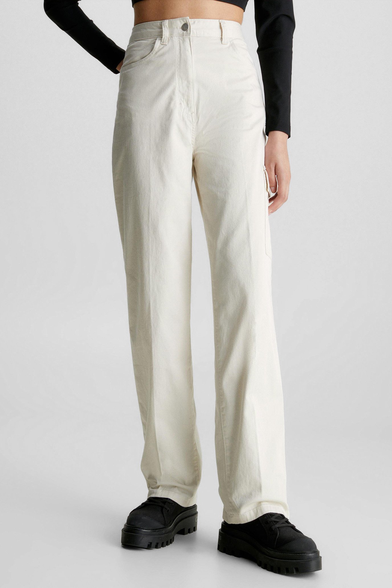 Брюки STRETCH TWILL HIGH RISE STRAIGHT 9