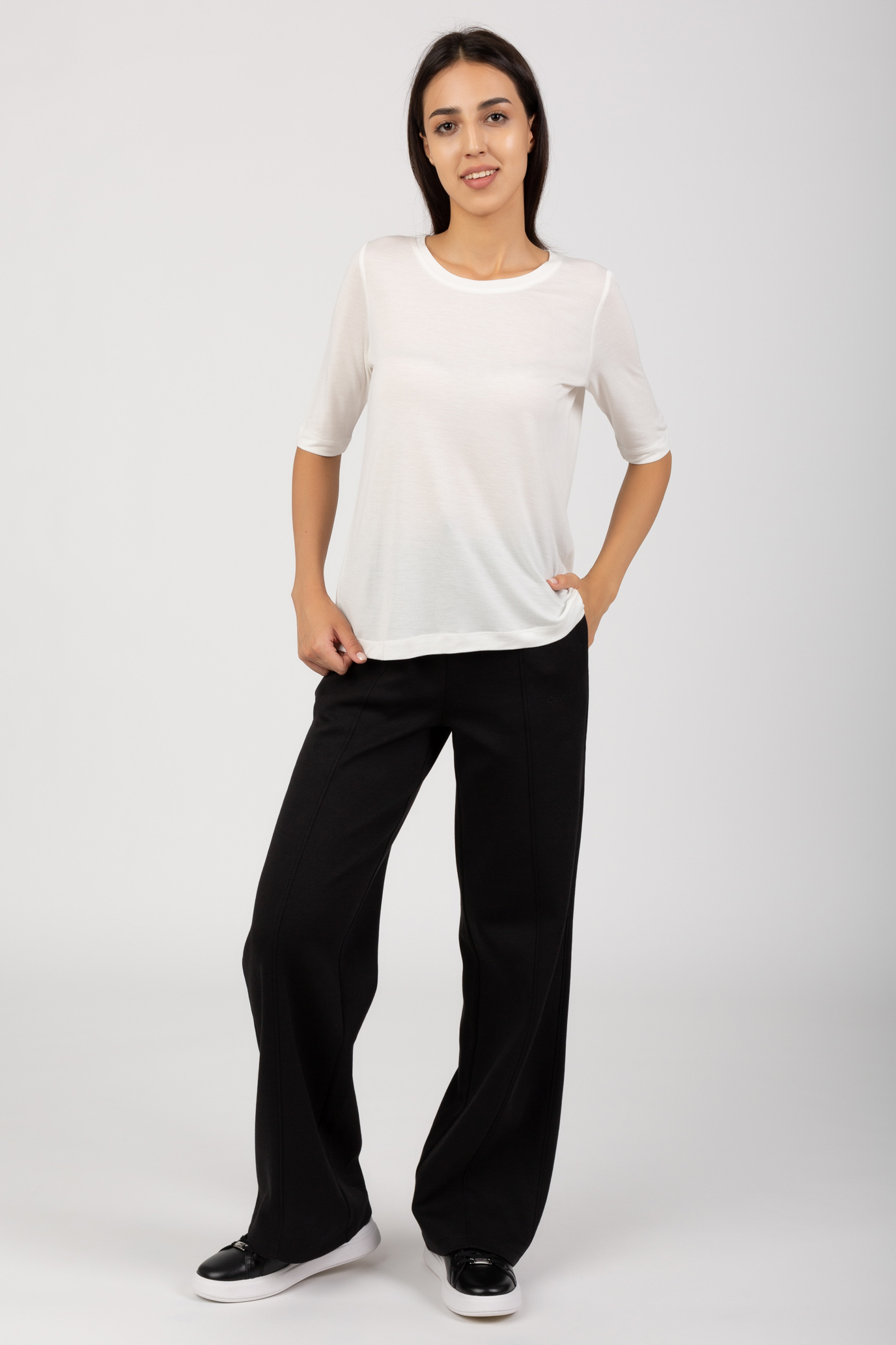 Футболка MODAL SILK RELAXED CREW NECK TEE 5