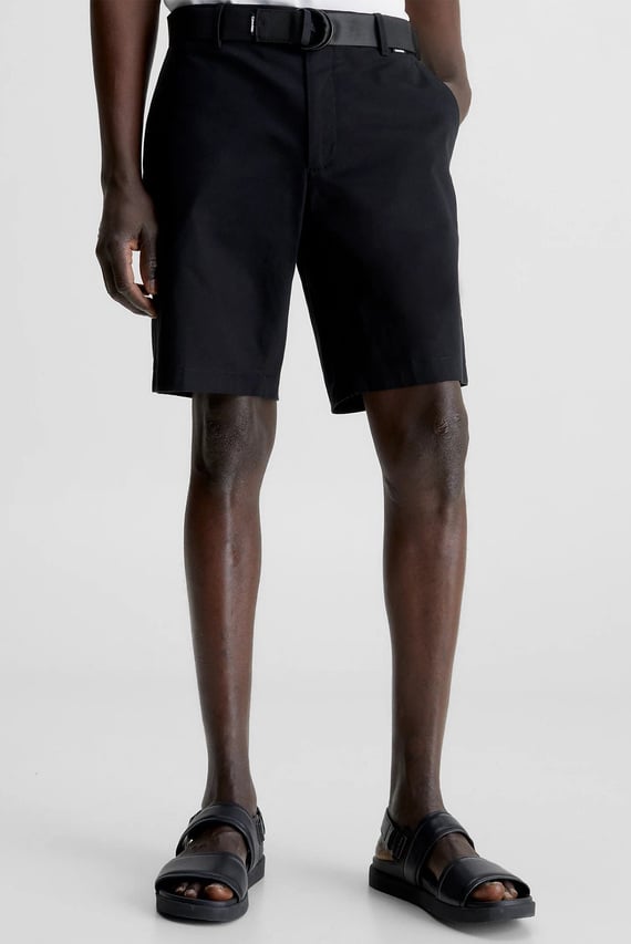 Мужские черные шорты MODERN TWILL Calvin Klein