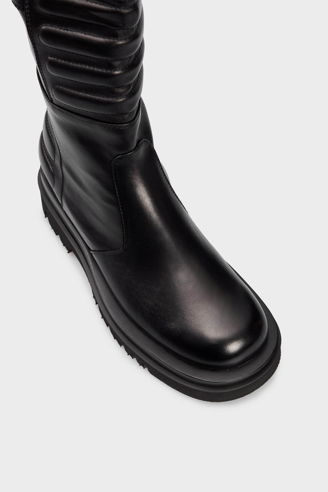 Женские черные кожаные ботинки Teresinha 9