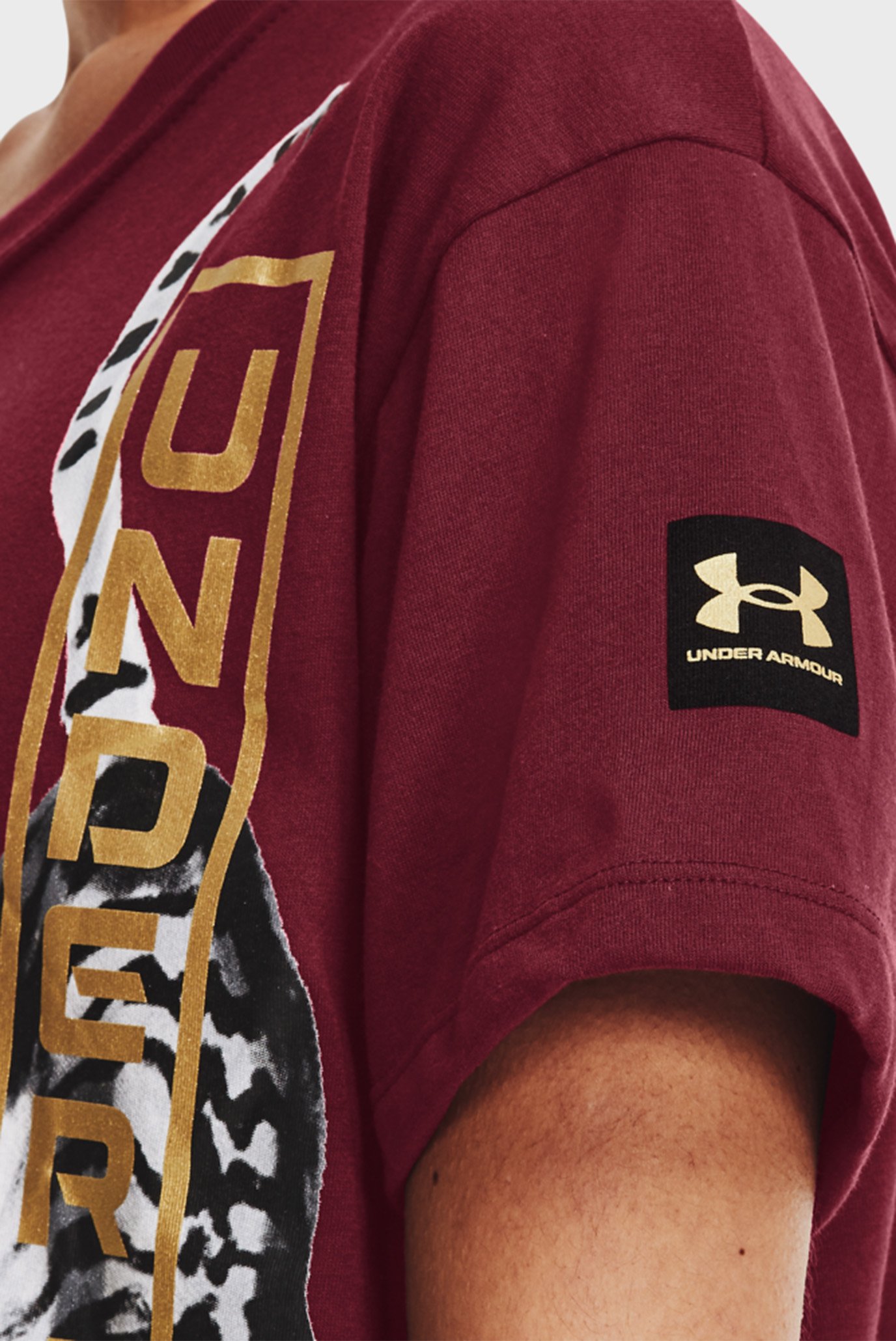 Женская бордовая футболка CNY Graphic Tee 7