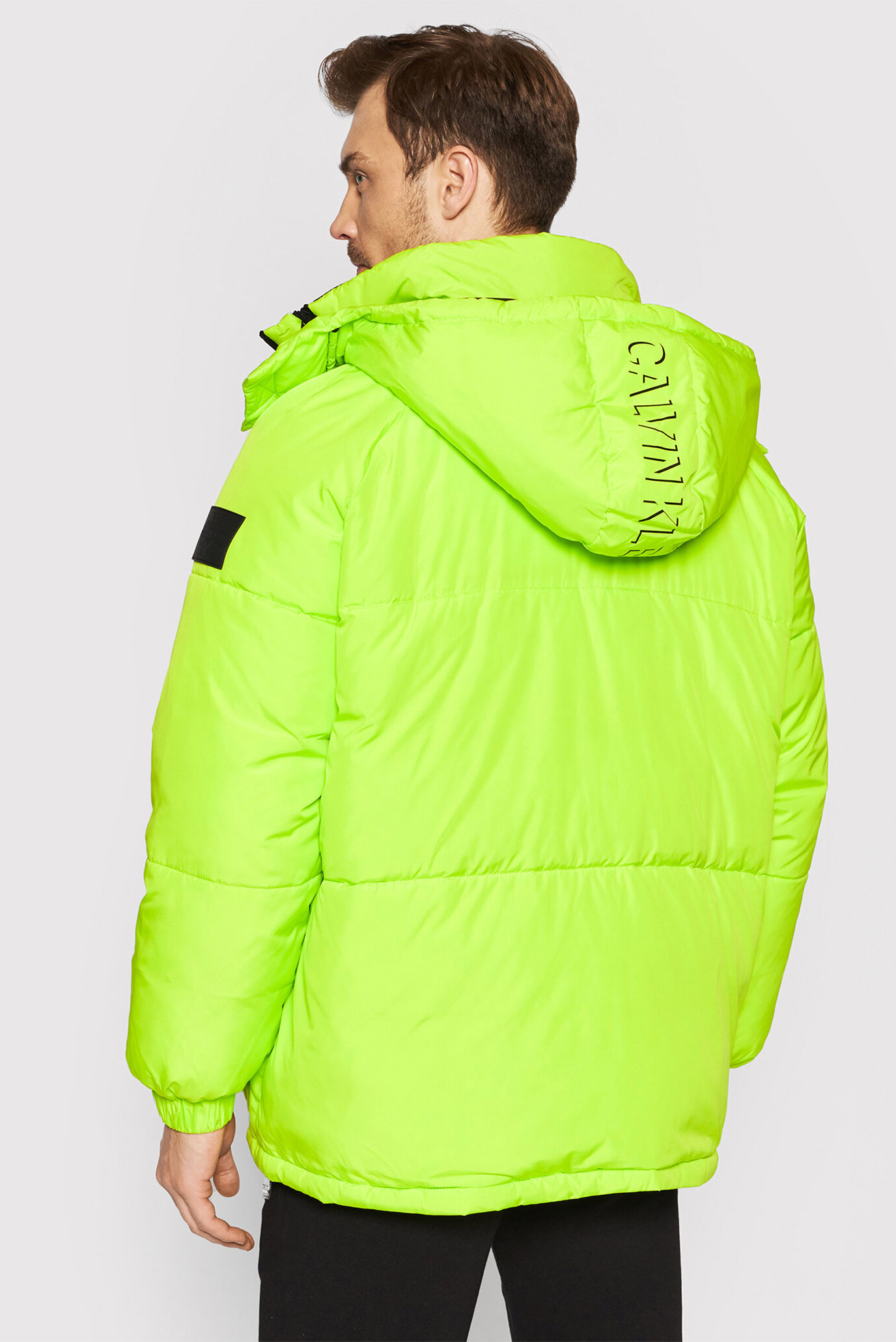 Куртка зимняя BLOCKING HOODED SHORT PUFFER 3