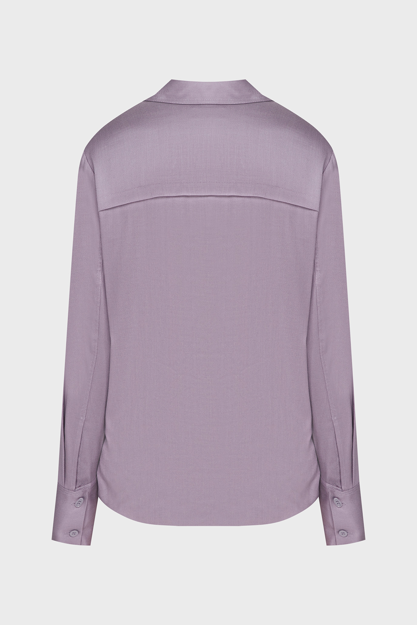 Женская фиолетовая рубашка TENCEL POCKET 2