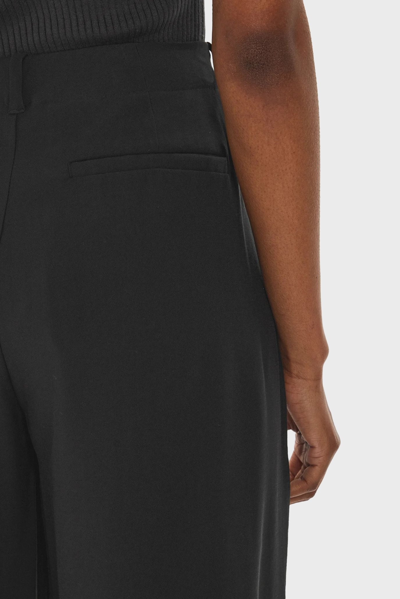 Женские черные брюки VISCOSE RELAXED 8