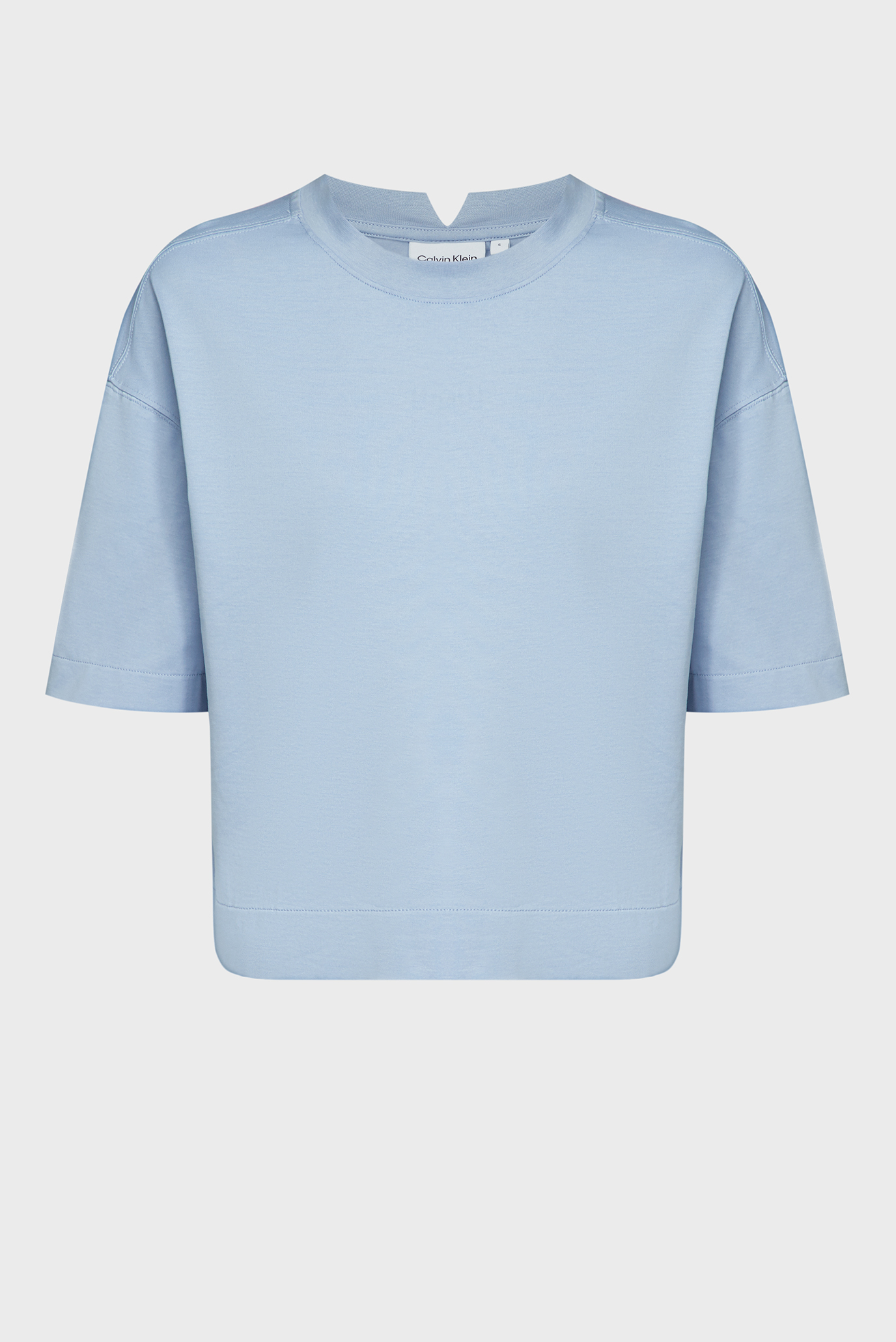 Женская голубая футболка MINIMAL LOGO 9